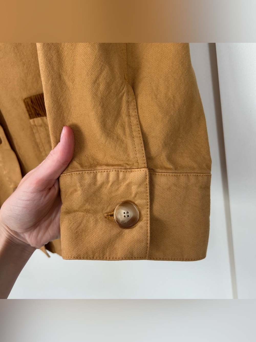 NWOT Sezane Gabin Jacket Light Camel Size 4/Small - Picture 8 of 11